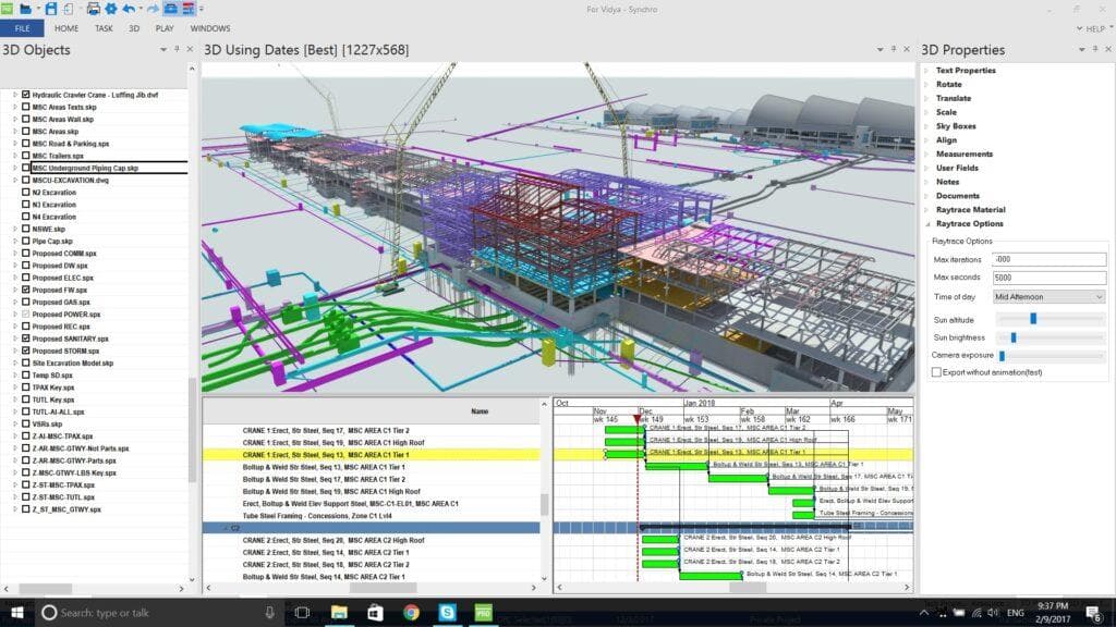 Secuencia Constructiva y Logística con modelos BIM 4D